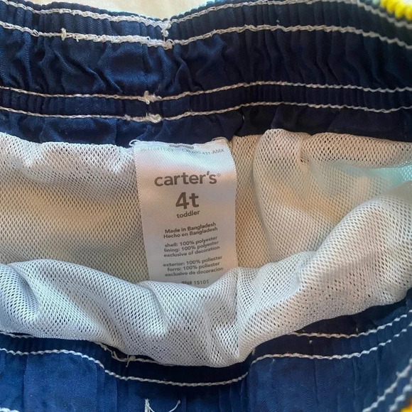 Carters boys bathing suit 4 fish print - Picture 2 of 3